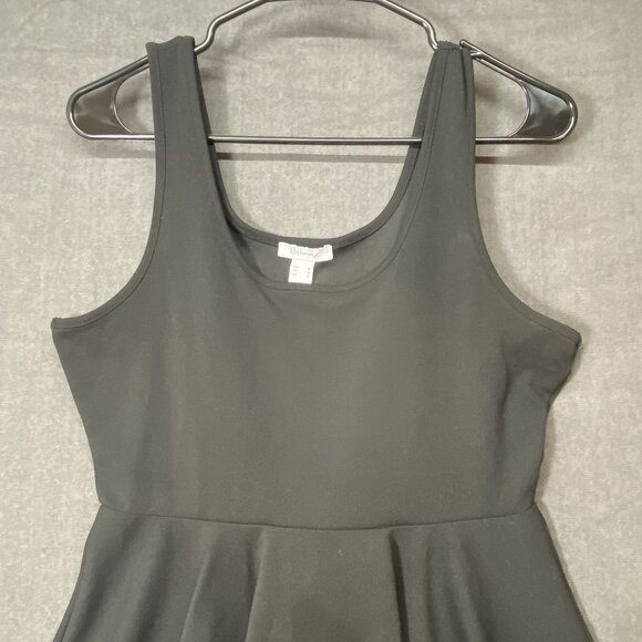 ReVamped Black Sleeveless High-Low Flare Cocktail Dress Womens Size Medium - Picture 6 of 9